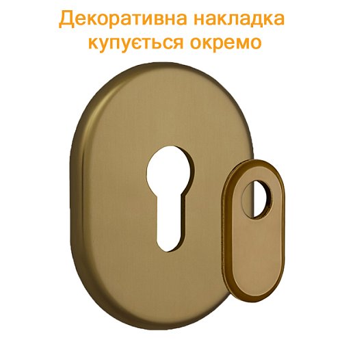 Щиток DISEC A2427 овальний бронза - Фото №4