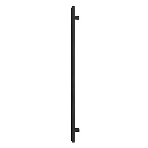 Ручка скоба ABARO Sydney 90° L:1600 X:1400 W:40*20mm SS 304 чорний RAL 9005 (половинка) - Фото №1