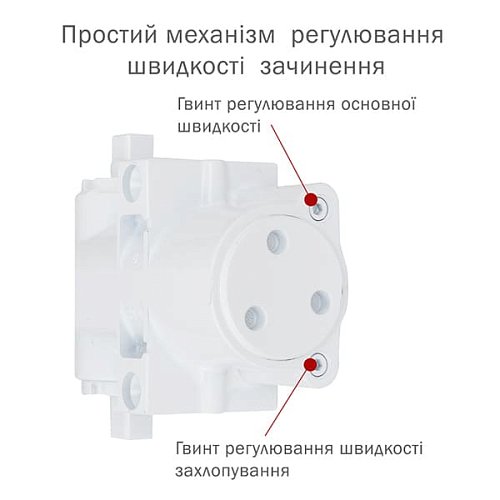 Дотягувач RYOBI DS-4550 BC/DA STD HO з фіксацією до 200кг Білий - Фото №6