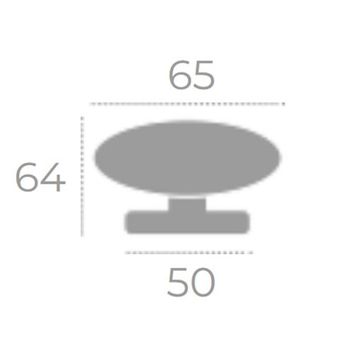 Ручка кноб FADEX Sagomato PO16 C02 фіксована хром матовий - Фото №4