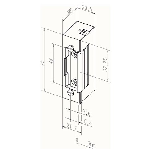 Електрозащіпка EFF EFF SPE71E A71 НЗ-Е (без живлення замкнена) - Фото №7
