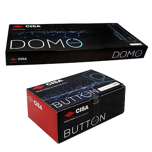 Розумний замок CISA DOMO Connexa E6537.28 ел.моторний + кнопка-контроллер CISA Button квадратна сіра - Фото №17