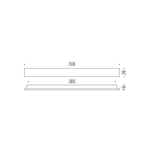 Ручка меблева COLOMBO Design Formae F108/H 280 мм матовий хром - Фото №3