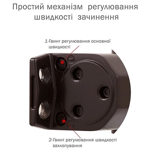 Дотягувач RYOBI DS-1554 STD HO з фіксацією до 80кг Коричневий - Фото №6
