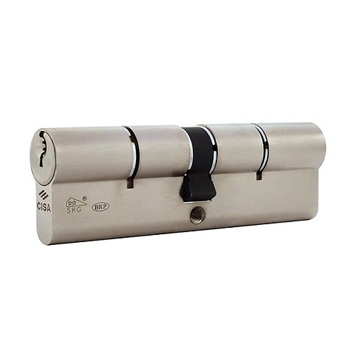 Циліндр CISA C3000 90 (30*60) нікель матовий 3 ключі - Фото №2