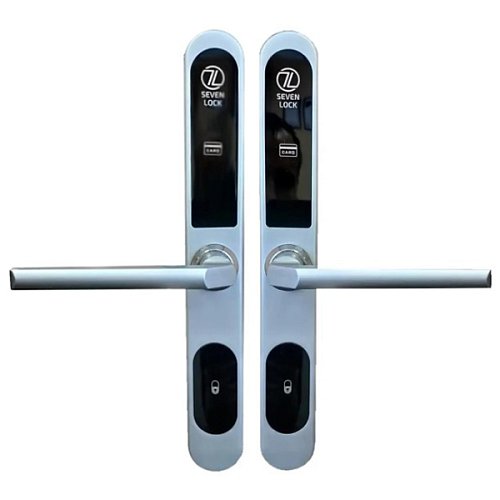 Комплект розумного замка SEVEN LOCK SL-7737S R-fid ID Em сірий - Фото №1
