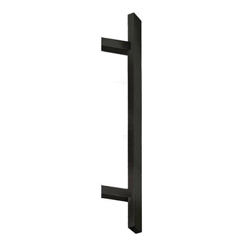 Ручка скоба ZENK METAL Bergama 1200/500.45 (внутрішня) труба 40*20 чорна - Фото №1
