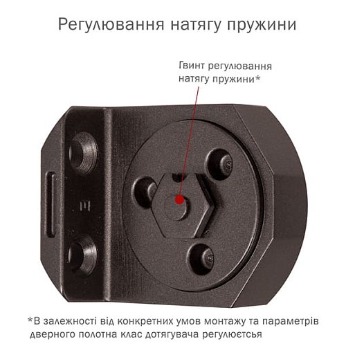 Дотягувач RYOBI DS-3550T BC/DA SLD HO з фіксацією до 60кг Коричневий - Фото №8