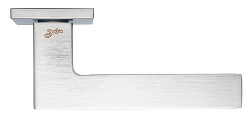 Ручки на розеті SAFITA Sharp HS LT SC хром матовий - Фото №3