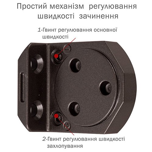 Дотягувач RYOBI DS-3550T BC/DA SLD HO з фіксацією до 60кг Коричневий - Фото №7