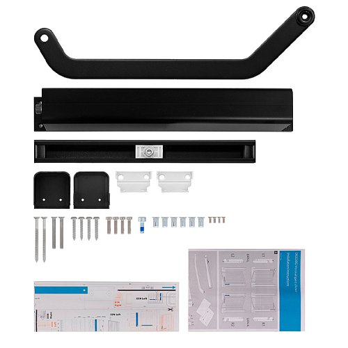 Дотягувач для хвіртки ABLOY DC630G SLD EN6 до 150кг 1300мм лівий Black Чорний - Фото №6