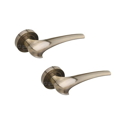 Ручки на розеті GAVROCHE Osmium Os-Z2 AB бронза - Фото №1