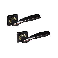 Ручки на розеті GAVROCHE Germanium AL-A1 ORB/PB чорний з патиною/золото