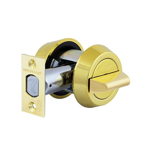 Замок врізний MUL-T-LOCK Dead Bolt Hercular Interactive+ (BS60/70мм) полірована латунь - Фото №3