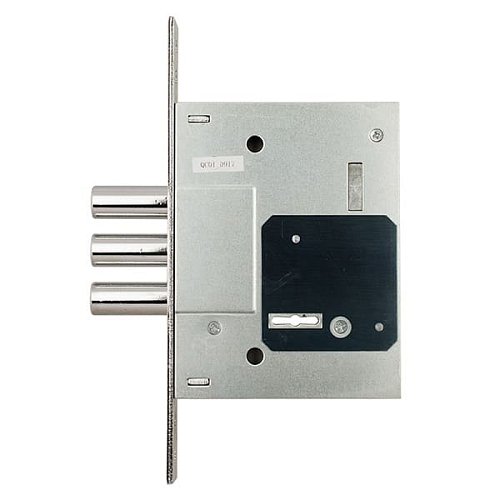 Механізм замка MUL-T-LOCK 257 (BS60мм) хром полірований без зв.планки - Фото №2