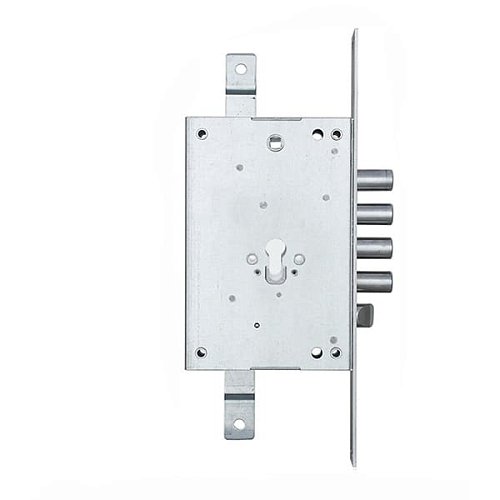 Механізм замка MUL-T-LOCK A528 (BS63*85мм) хром полірований без зв.планки - Фото №3
