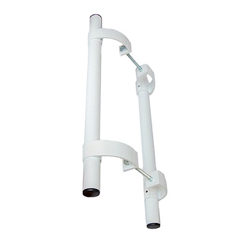 Ручки скоби офісні ОКТАВА ПЛАСТ Прямі 1000мм (комплект) білий