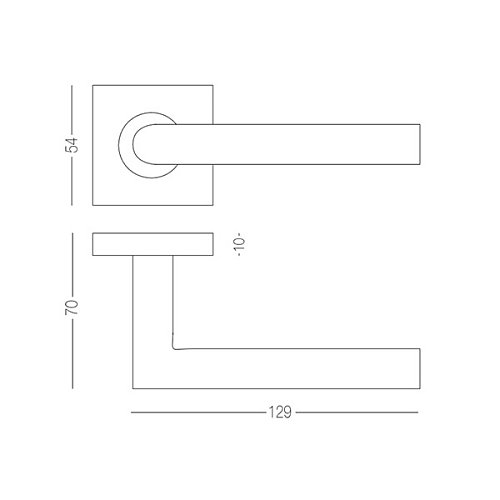 Ручки на розеті MVM S-1135 (T12-E12) BLACK чорний - Фото №3