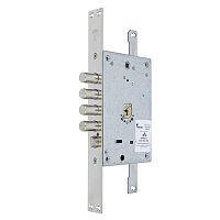 Механізм замка MUL-T-LOCK Omega OFMPA10328L 3in1 (BS65*85мм) хром полірований без зв.планки