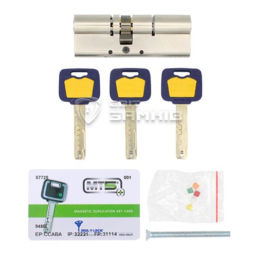 Циліндр MUL-T-LOCK MTL800/MT5+ 71 (31*40) нікель сатин - Фото №4