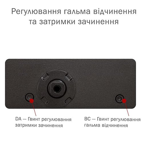 Дотягувач RYOBI DS-3550T BC/DA SLD HO з фіксацією до 60кг Коричневий - Фото №6