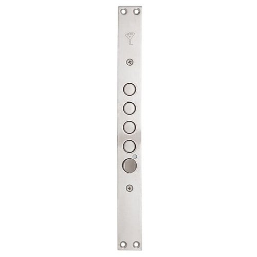 Механізм замка MUL-T-LOCK Matrix DFM10328M (BS65*85мм) хром полірований без зв.планки - Фото №4