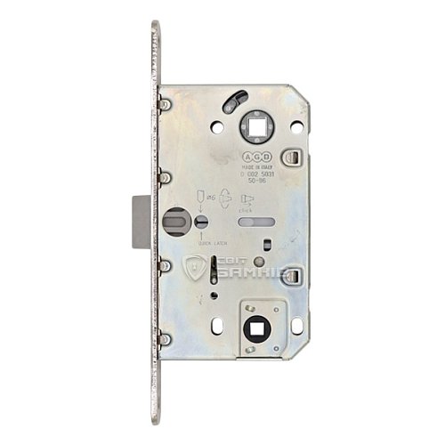 Механізм замка AGB Mediana Evolution WC (BS50*96мм) хром - Фото №3