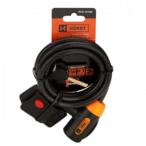 Замок для велосипеда HORST HR-V5-10/1600 2  ключа - Фото №2