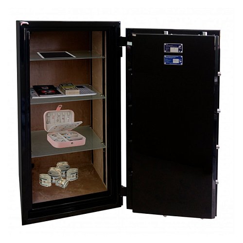 Сейф зламостійкий GRIFFON CLE III.125.E COMBI GLOSS BLACK - Фото №4