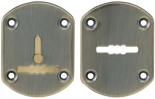 Накладки сувальдні KEDR T917 AB бронза - Фото №1