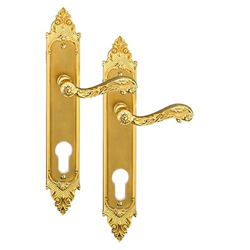 Ручки на планці TUPAI Rococo 2284-85 золото поліроване - Фото №1
