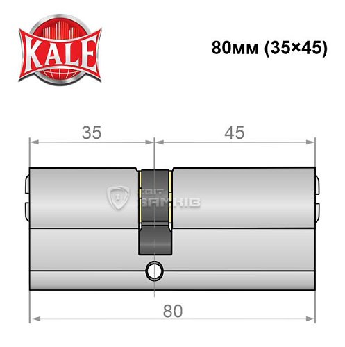Циліндр KALE 164BNE 80 (35*45) SN - Фото №4