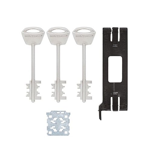 Механізм замка MUL-T-LOCK Matrix DFMA0328M (BS65мм) хром полірований без зв.планки - Фото №5