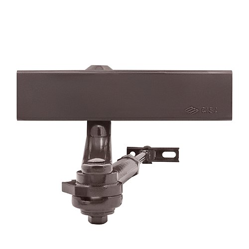 Дотягувач CISA C1611.05.0.88 Professional Plus2 BC STD HO з фіксацією до 120 кг коричневий - Фото №2