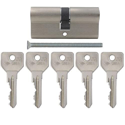 Циліндр CISA C2000 95 (30*65) нікель матовий 5 ключів - Фото №6