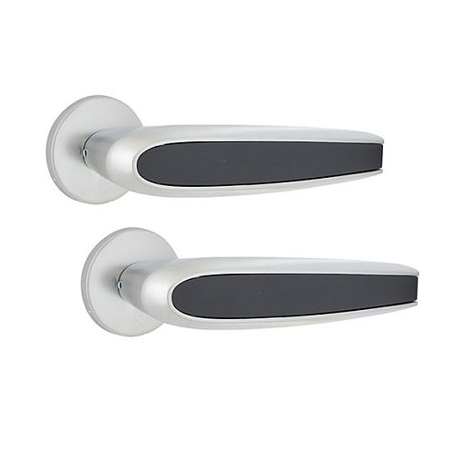 Ручки на розеті ABLOY Duetto 8/002 хром сатин  - Фото №1