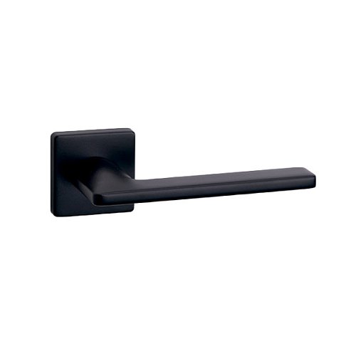 Ручки на розеті SYSTEM Slim (RO11) AL6 чорний матовий - Фото №2