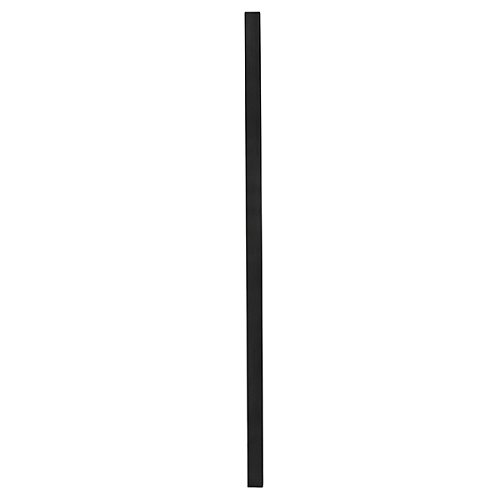 Ручки скоби ABARO Sydney 90° L:1800 X:1600 W:40*20mm SS 304 чорний RAL 9005 (комплект) - Фото №3