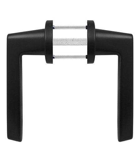 Ручки на розеті ROSTEX Mesina H53 чорний - Фото №4