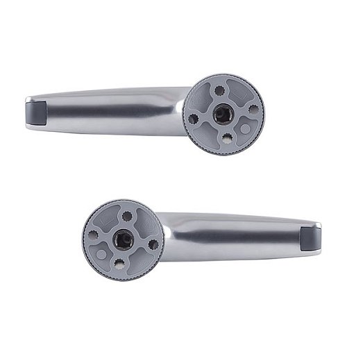 Ручки на розеті ABLOY Duetto 8/002 хром сатин  - Фото №4