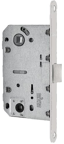 Механізм замка MVM P-2056 WC (BS50*96мм) пласт.язичок SN матовий нікель - Фото №1