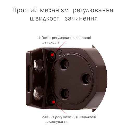 Дотягувач RYOBI DS-1504 STD HO з фіксацією до 80кг Коричневий - Фото №6