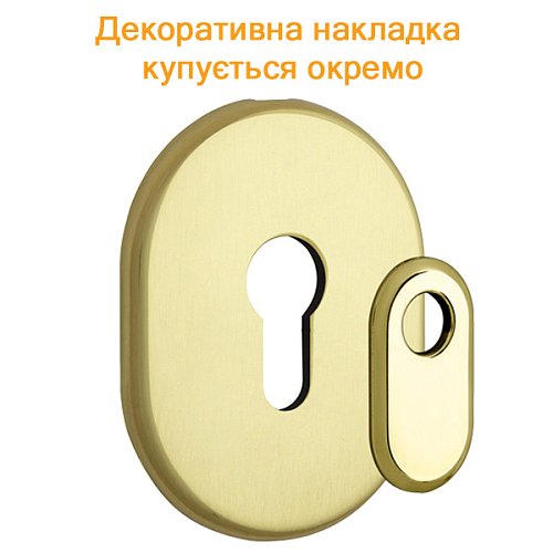Щиток DISEC A2427 овальний латунь полірована - Фото №5