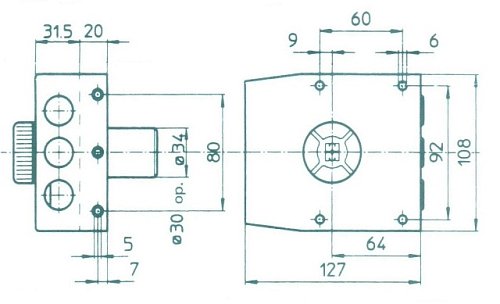 Замок накладний MOTTURA 30.401VS50C5 (BS64мм) лівий 5 ключів - Фото №11
