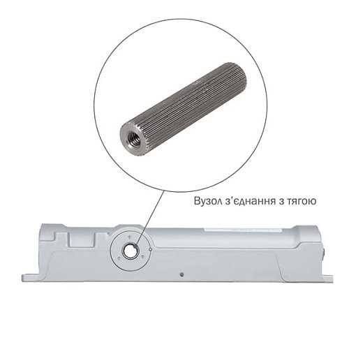 Дотягувач ABLOY DC250 CAM BC EN1-6 без тяги  до 120кг FIRE Сірий - Фото №7