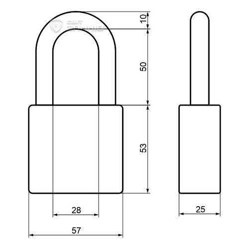 Замок навісний ABLOY PL340 Protec 2 довга дужка (2 ключа) - Фото №7