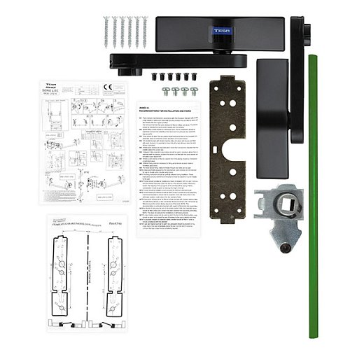 Антипаніка TESA LITE1E 908 для евакуаційного виходу black green чорно-зелений - Фото №5