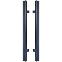 Ручки скоби ABARO Sydney 90° L:600 X:400 W:40*20mm SS 304 антрацит RAL 7016 (комплект)