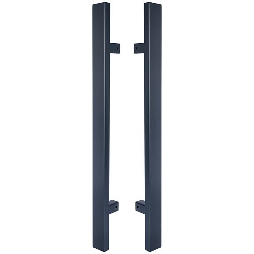 Ручки скоби ABARO Sydney 90° L:600 X:400 W:40*20mm SS 304 антрацит RAL 7016 (комплект) - Фото №1