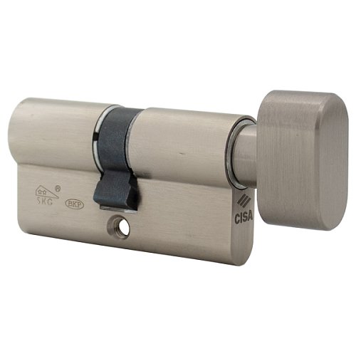 Циліндр CISA ASIX P8 75T (30*45T) нікель матовий 3 ключ - Фото №6